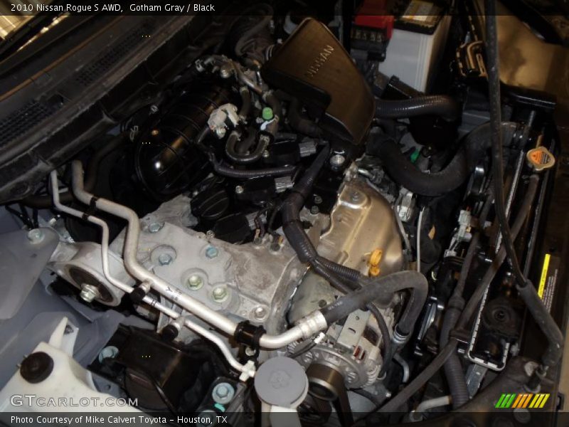 Gotham Gray / Black 2010 Nissan Rogue S AWD