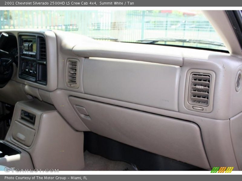 Summit White / Tan 2001 Chevrolet Silverado 2500HD LS Crew Cab 4x4