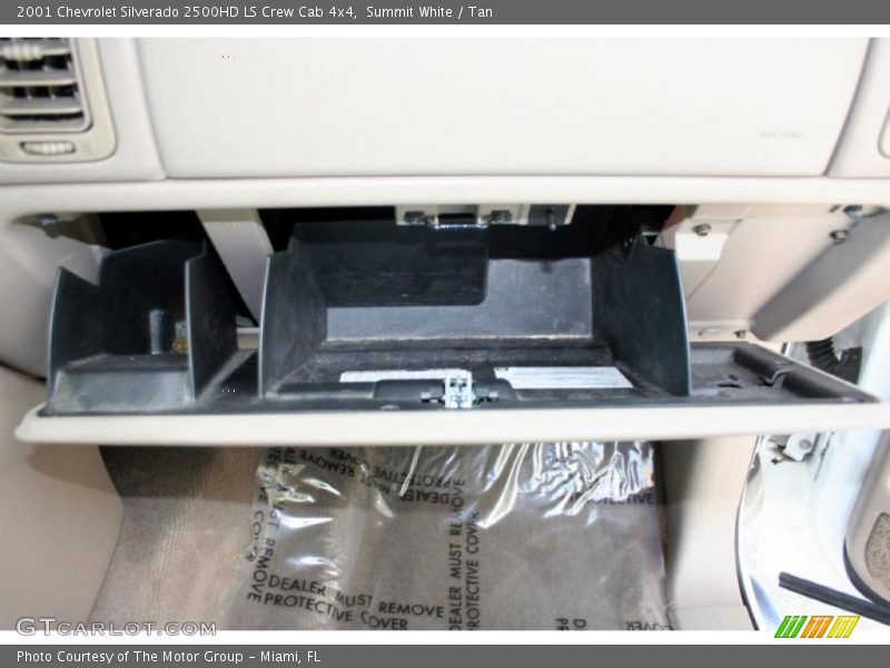Summit White / Tan 2001 Chevrolet Silverado 2500HD LS Crew Cab 4x4