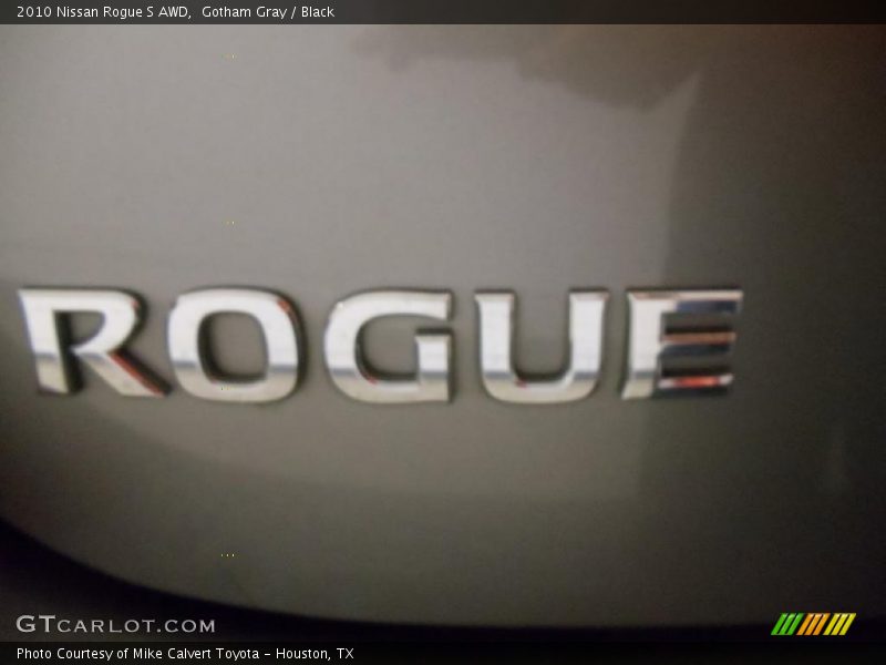 Gotham Gray / Black 2010 Nissan Rogue S AWD