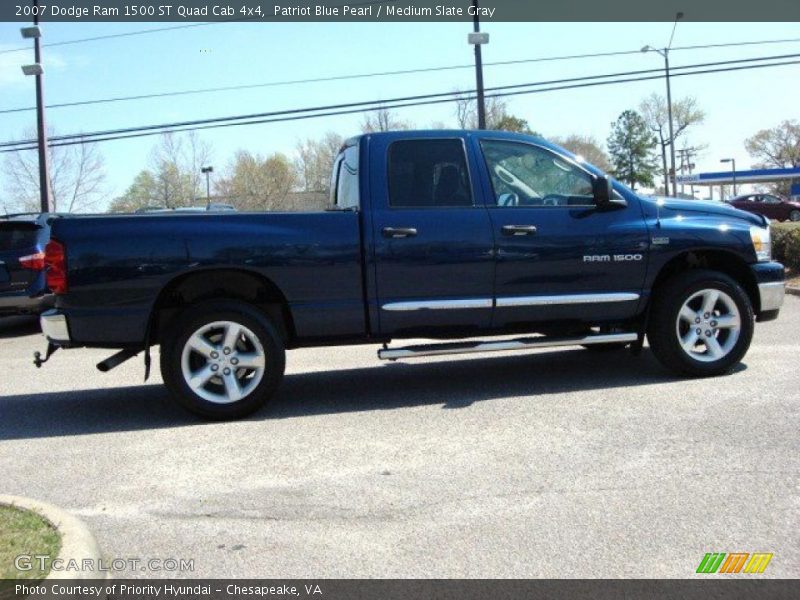 Patriot Blue Pearl / Medium Slate Gray 2007 Dodge Ram 1500 ST Quad Cab 4x4