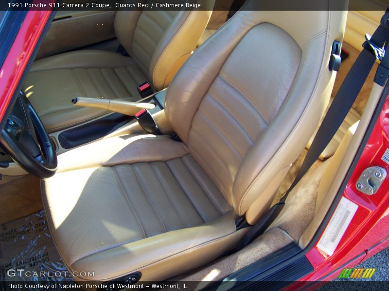 Guards Red / Cashmere Beige 1991 Porsche 911 Carrera 2 Coupe