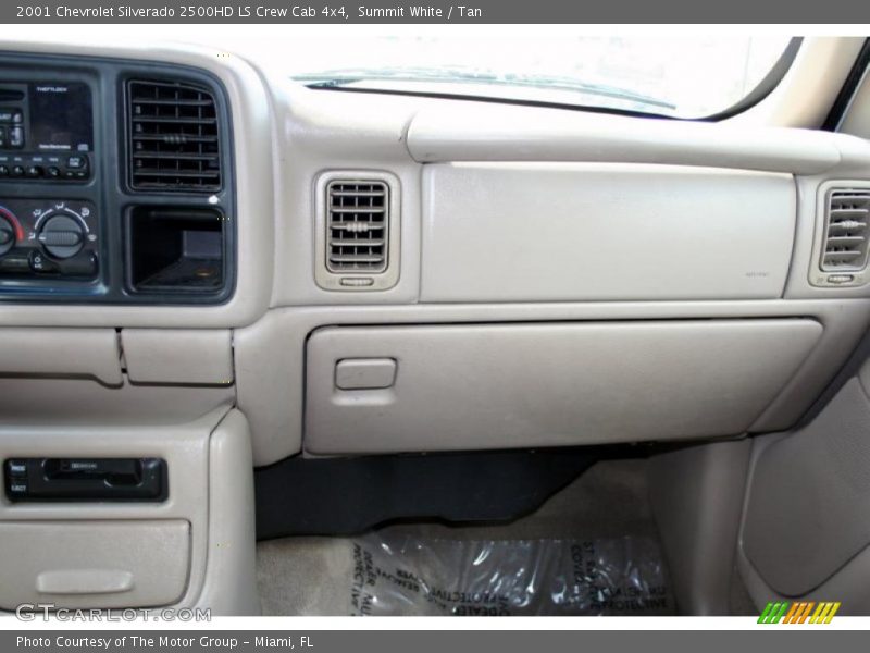 Summit White / Tan 2001 Chevrolet Silverado 2500HD LS Crew Cab 4x4