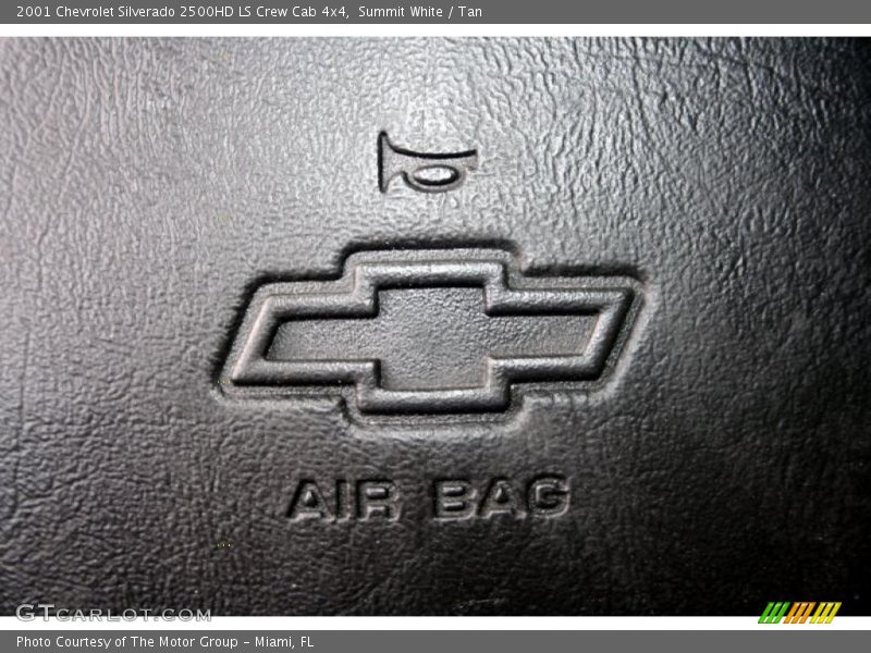 Summit White / Tan 2001 Chevrolet Silverado 2500HD LS Crew Cab 4x4