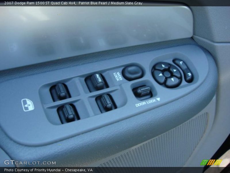 Patriot Blue Pearl / Medium Slate Gray 2007 Dodge Ram 1500 ST Quad Cab 4x4