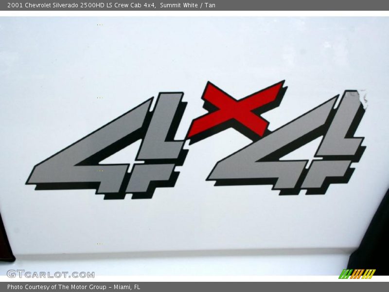 Summit White / Tan 2001 Chevrolet Silverado 2500HD LS Crew Cab 4x4
