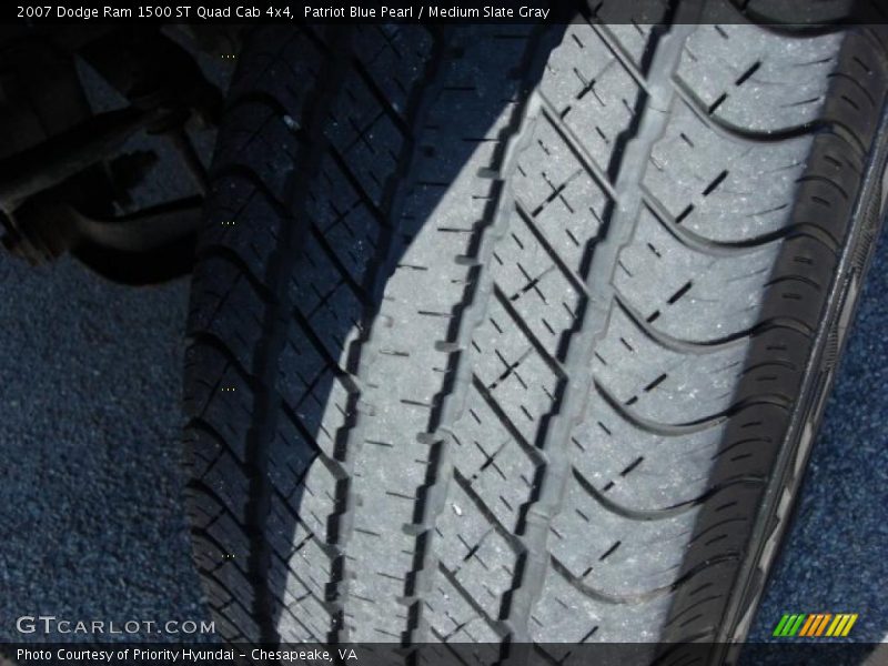 Patriot Blue Pearl / Medium Slate Gray 2007 Dodge Ram 1500 ST Quad Cab 4x4