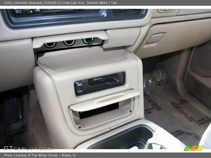Summit White / Tan 2001 Chevrolet Silverado 2500HD LS Crew Cab 4x4
