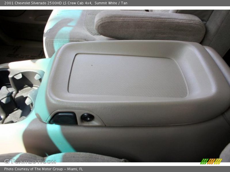 Summit White / Tan 2001 Chevrolet Silverado 2500HD LS Crew Cab 4x4