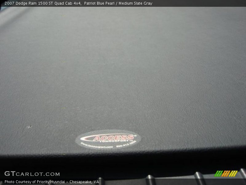 Patriot Blue Pearl / Medium Slate Gray 2007 Dodge Ram 1500 ST Quad Cab 4x4