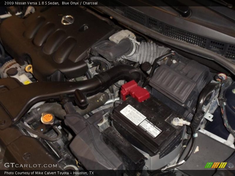 Blue Onyx / Charcoal 2009 Nissan Versa 1.8 S Sedan