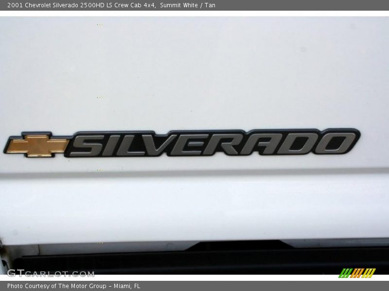 Summit White / Tan 2001 Chevrolet Silverado 2500HD LS Crew Cab 4x4