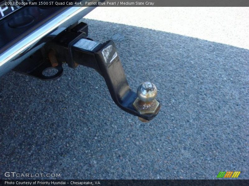 Patriot Blue Pearl / Medium Slate Gray 2007 Dodge Ram 1500 ST Quad Cab 4x4