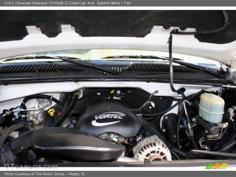 Summit White / Tan 2001 Chevrolet Silverado 2500HD LS Crew Cab 4x4
