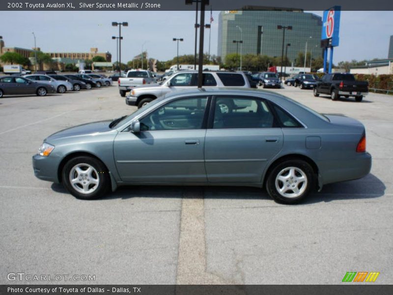 Silver Spruce Metallic / Stone 2002 Toyota Avalon XL