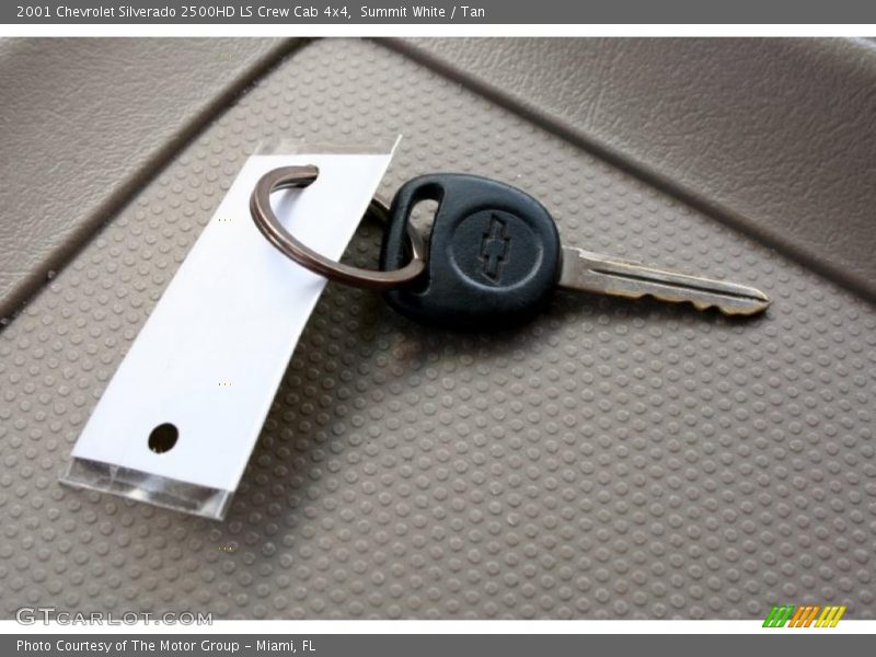 Summit White / Tan 2001 Chevrolet Silverado 2500HD LS Crew Cab 4x4