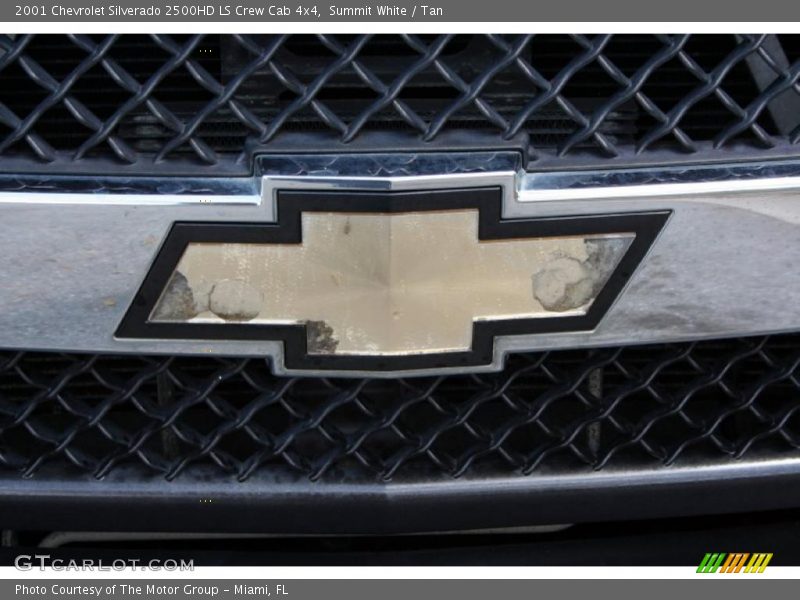 Summit White / Tan 2001 Chevrolet Silverado 2500HD LS Crew Cab 4x4