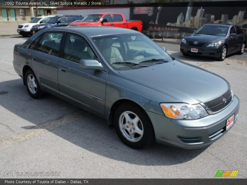Silver Spruce Metallic / Stone 2002 Toyota Avalon XL