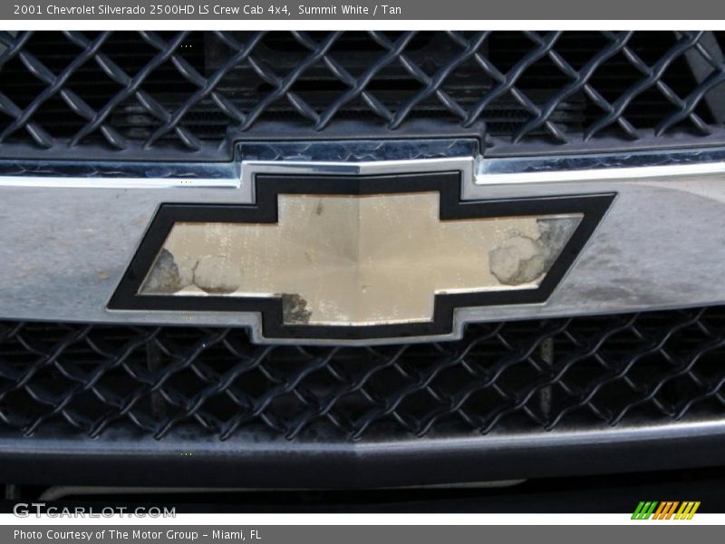 Summit White / Tan 2001 Chevrolet Silverado 2500HD LS Crew Cab 4x4