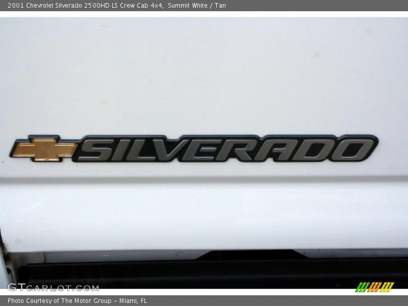 Summit White / Tan 2001 Chevrolet Silverado 2500HD LS Crew Cab 4x4