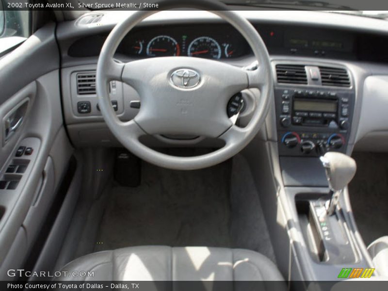 Silver Spruce Metallic / Stone 2002 Toyota Avalon XL
