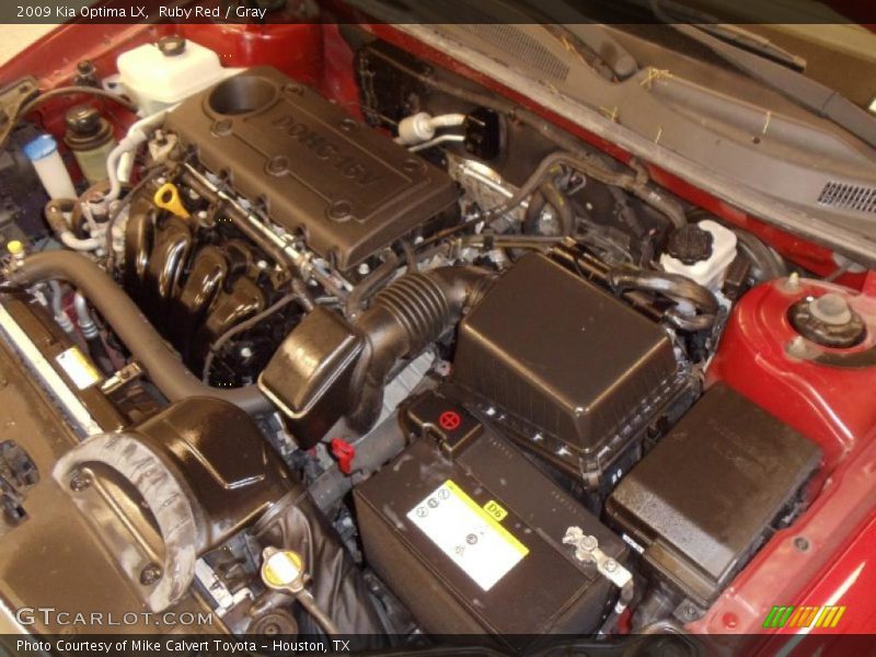  2009 Optima LX Engine - 2.4 Liter DOHC 16-Valve 4 Cylinder