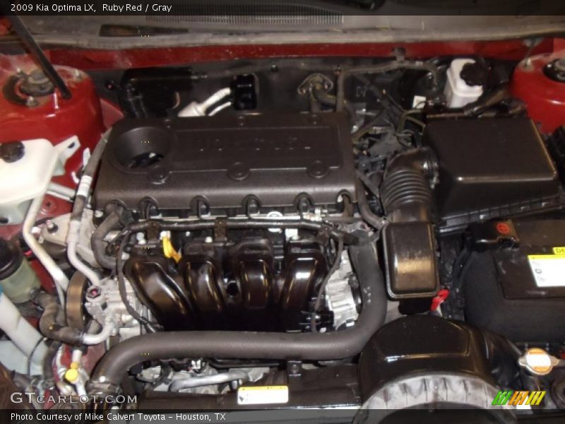  2009 Optima LX Engine - 2.4 Liter DOHC 16-Valve 4 Cylinder