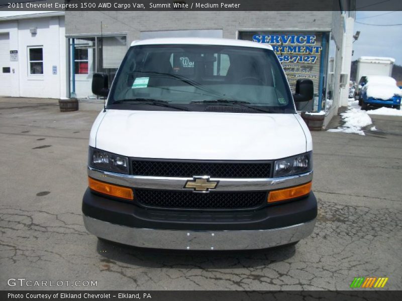 Summit White / Medium Pewter 2011 Chevrolet Express 1500 AWD Cargo Van