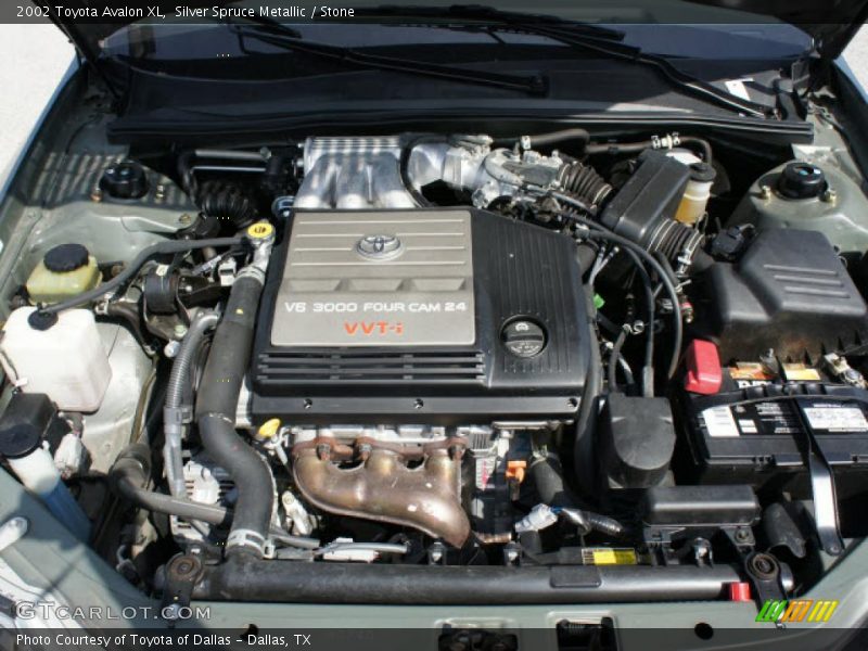 Silver Spruce Metallic / Stone 2002 Toyota Avalon XL