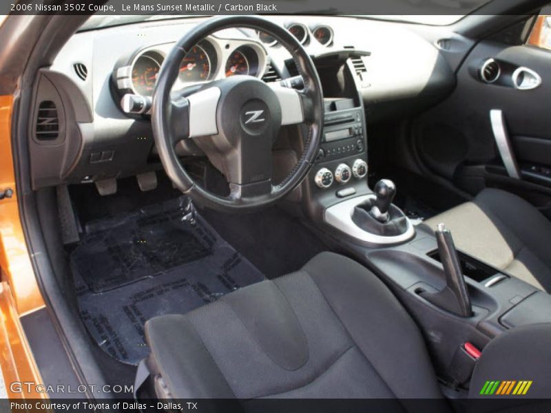  2006 350Z Coupe Carbon Black Interior