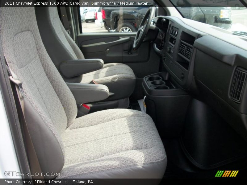 Summit White / Medium Pewter 2011 Chevrolet Express 1500 AWD Cargo Van