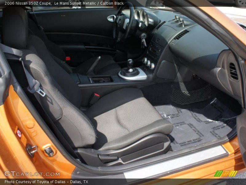 Le Mans Sunset Metallic / Carbon Black 2006 Nissan 350Z Coupe