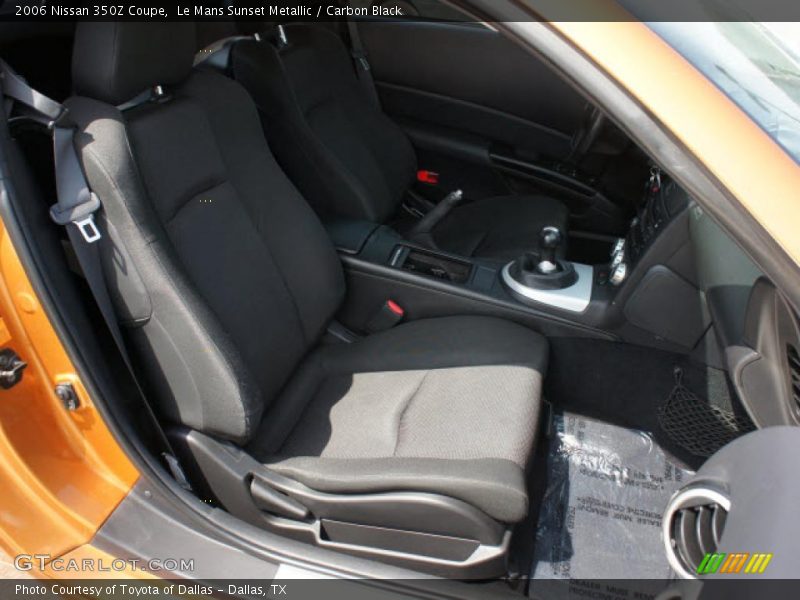 Le Mans Sunset Metallic / Carbon Black 2006 Nissan 350Z Coupe