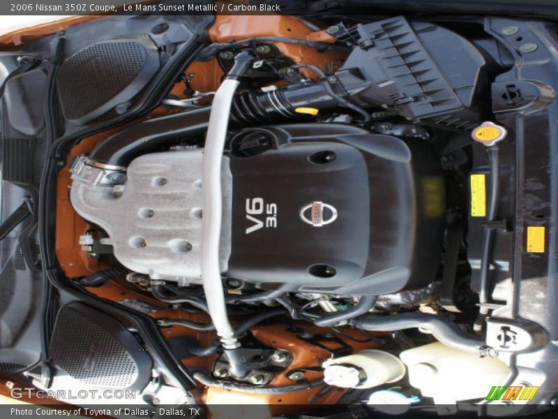 Le Mans Sunset Metallic / Carbon Black 2006 Nissan 350Z Coupe