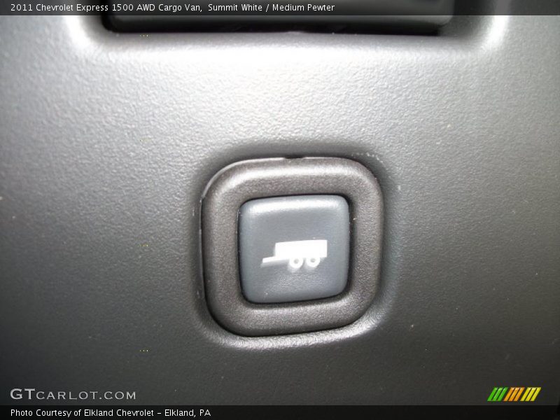 Summit White / Medium Pewter 2011 Chevrolet Express 1500 AWD Cargo Van