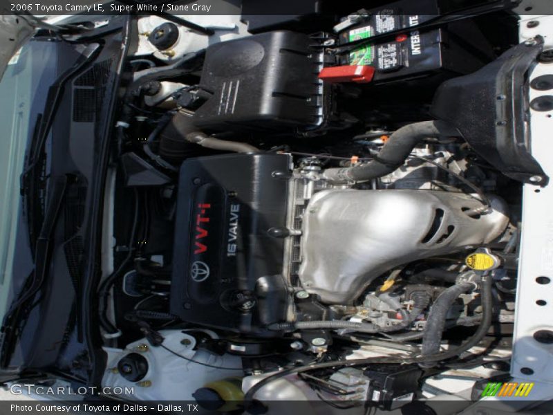 Super White / Stone Gray 2006 Toyota Camry LE