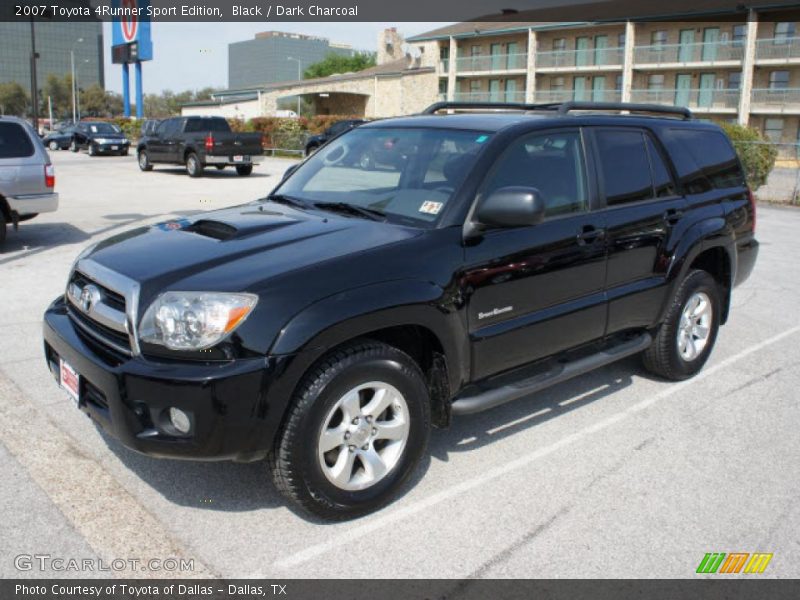 Black / Dark Charcoal 2007 Toyota 4Runner Sport Edition