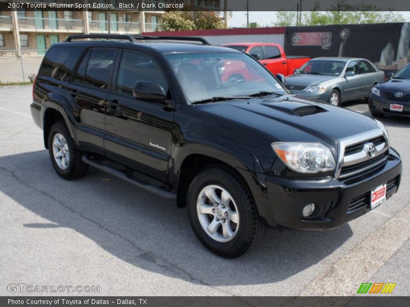Black / Dark Charcoal 2007 Toyota 4Runner Sport Edition