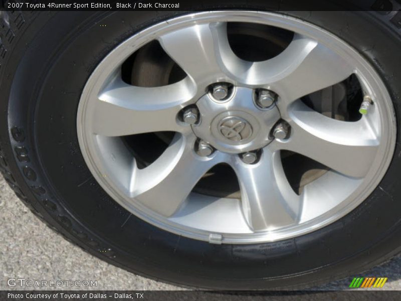 Black / Dark Charcoal 2007 Toyota 4Runner Sport Edition