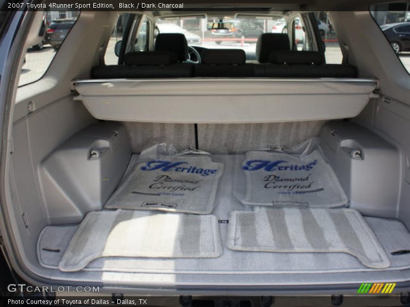 Black / Dark Charcoal 2007 Toyota 4Runner Sport Edition