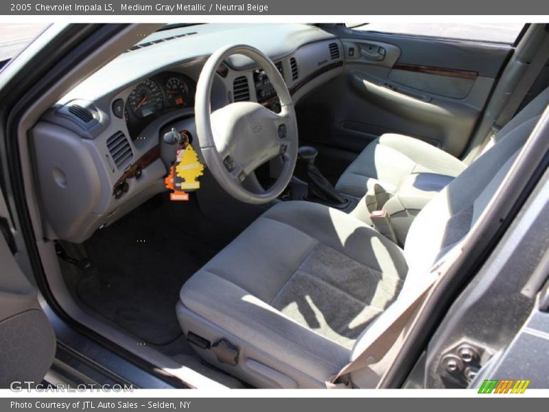Medium Gray Metallic / Neutral Beige 2005 Chevrolet Impala LS