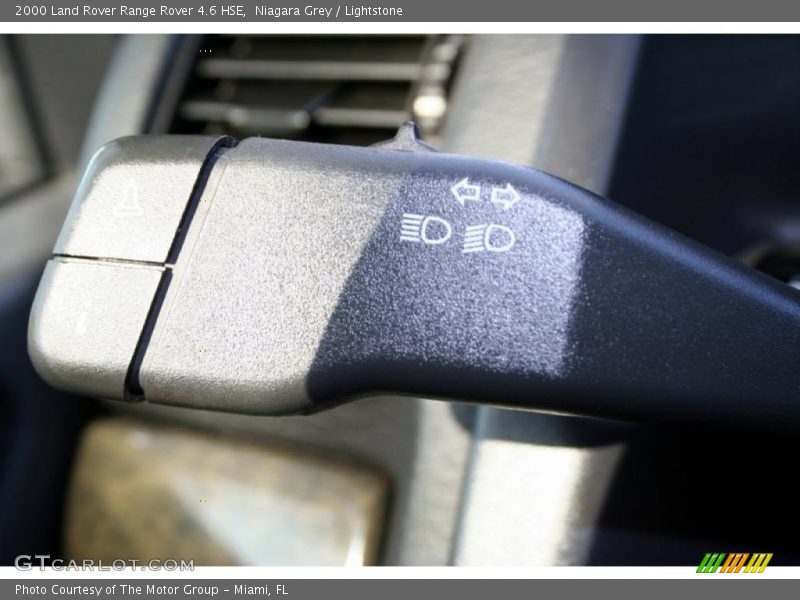Controls of 2000 Range Rover 4.6 HSE