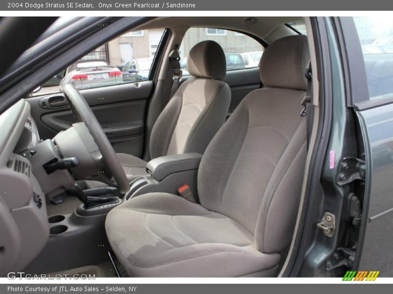 Onyx Green Pearlcoat / Sandstone 2004 Dodge Stratus SE Sedan