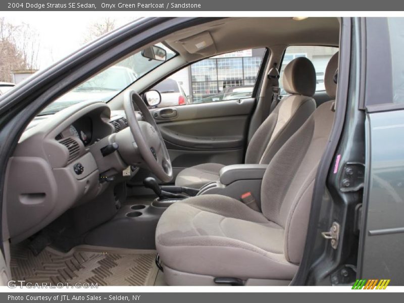Onyx Green Pearlcoat / Sandstone 2004 Dodge Stratus SE Sedan