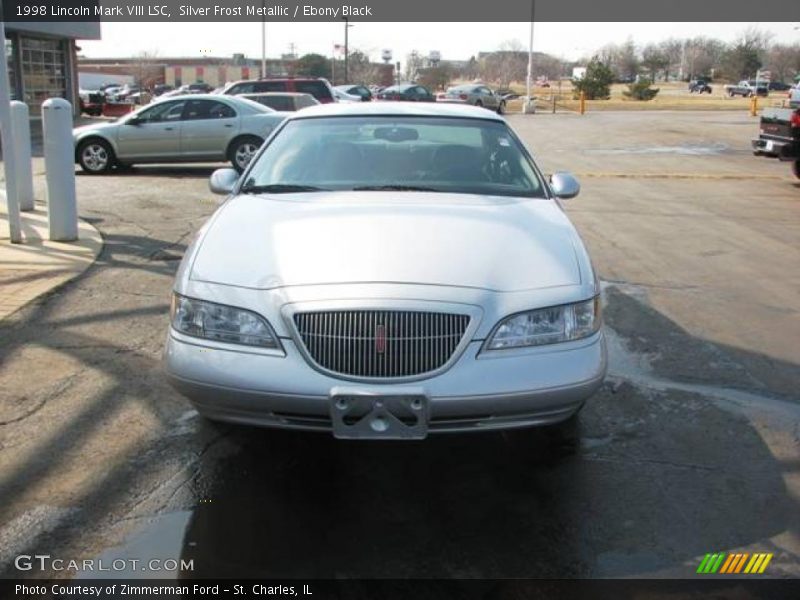 Silver Frost Metallic / Ebony Black 1998 Lincoln Mark VIII LSC