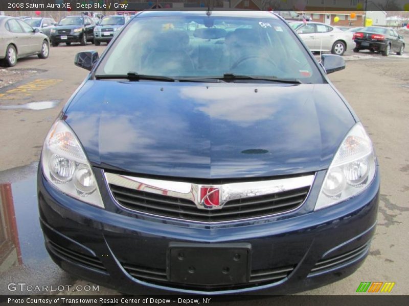 Deep Blue / Gray 2008 Saturn Aura XE