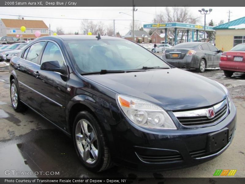 Deep Blue / Gray 2008 Saturn Aura XE