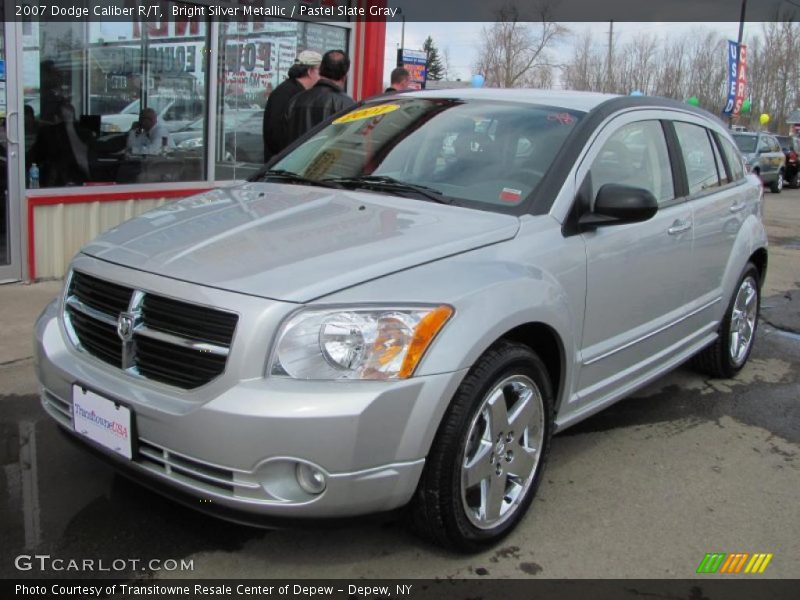 Bright Silver Metallic / Pastel Slate Gray 2007 Dodge Caliber R/T