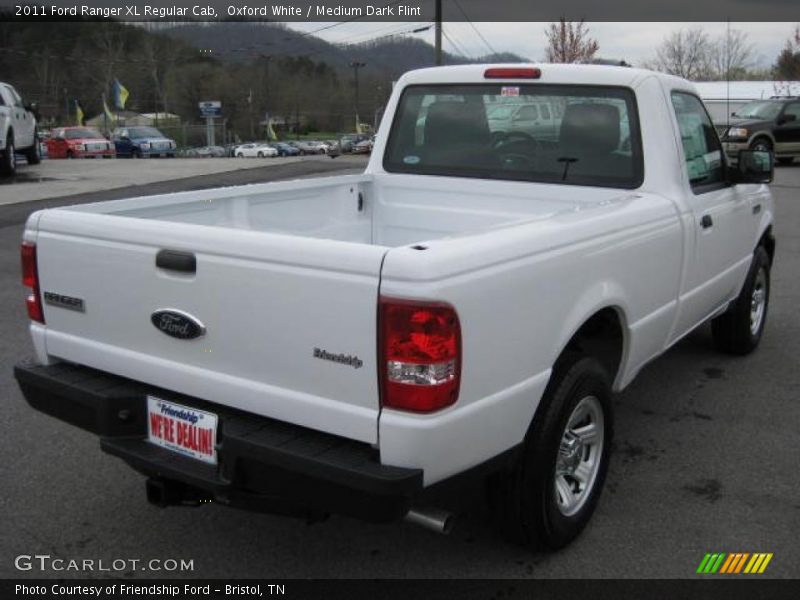 Oxford White / Medium Dark Flint 2011 Ford Ranger XL Regular Cab