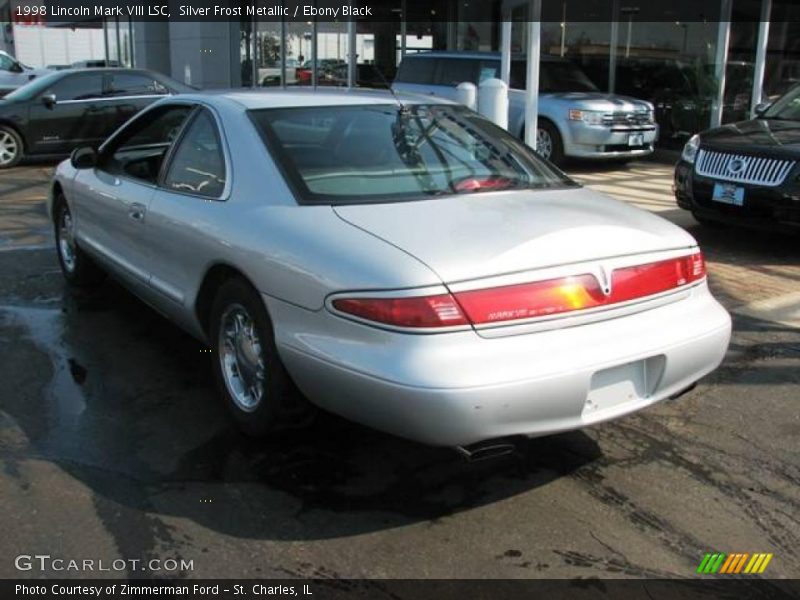 Silver Frost Metallic / Ebony Black 1998 Lincoln Mark VIII LSC